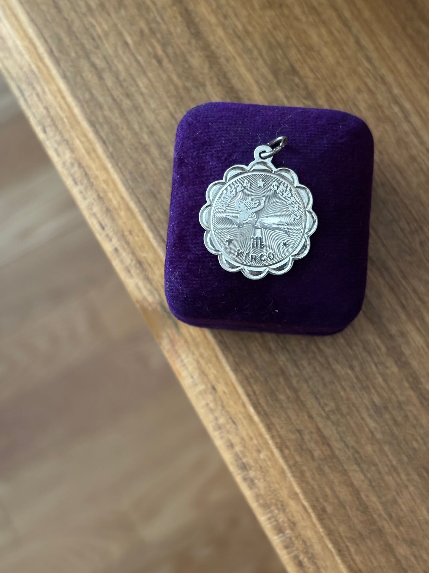 Vintage, Sterling Silver Virgo Zodiac Charm