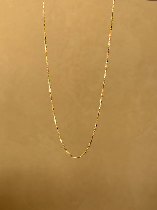 Devon’s Pick: Vintage, 14K Gold Italian Box Chain
