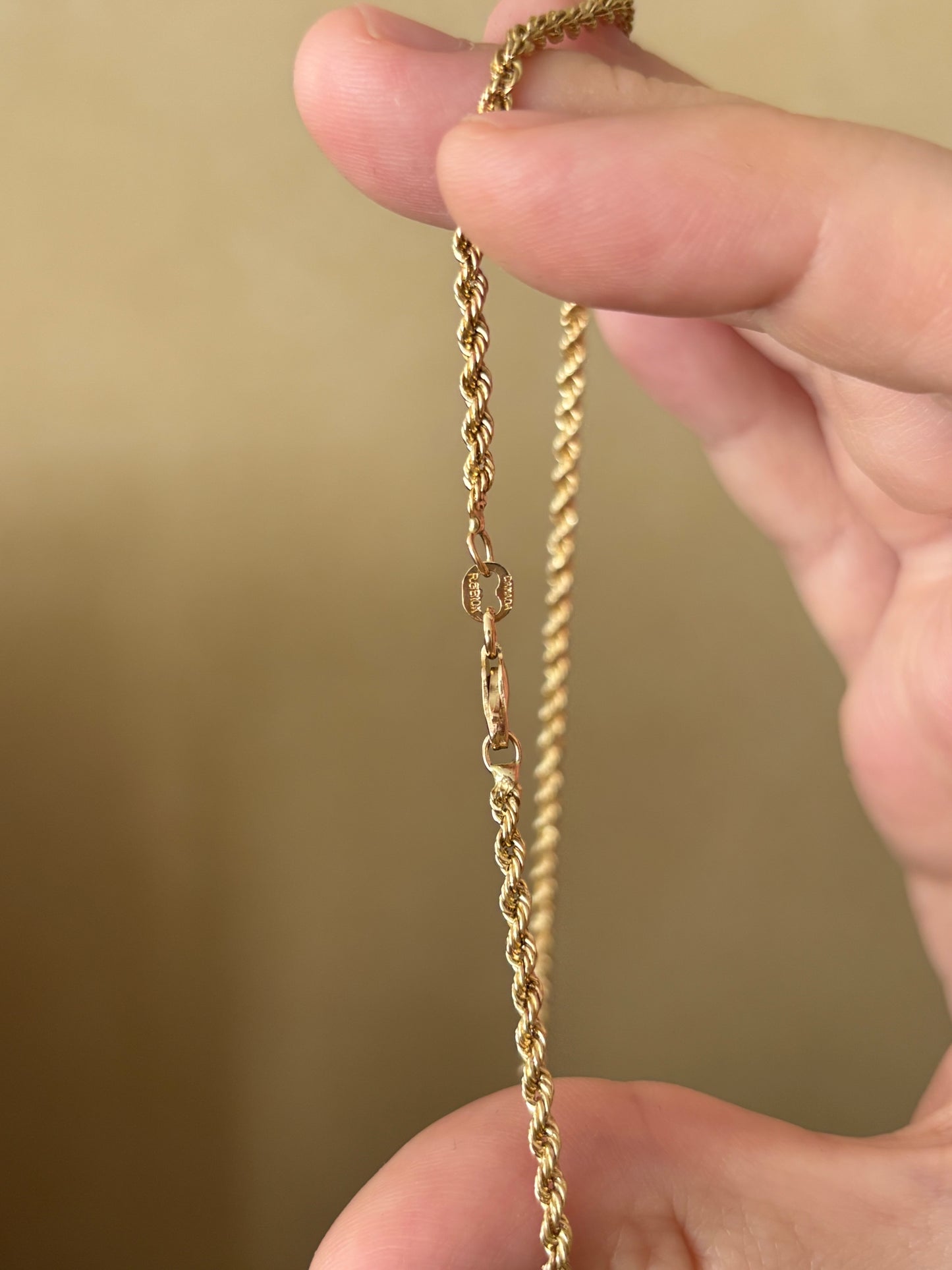 Devon’s Pick: Vintage, 10K Gold Rope Chain