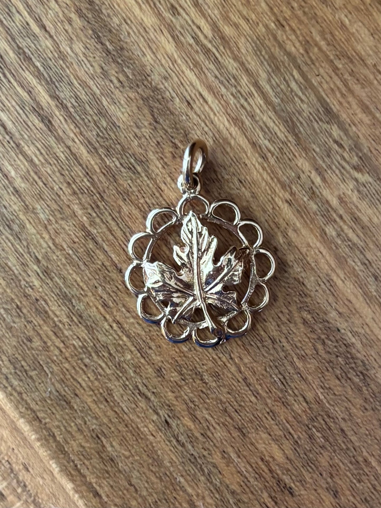 Devon’s Pick: Vintage, 10K Gold Maple Leaf Charm