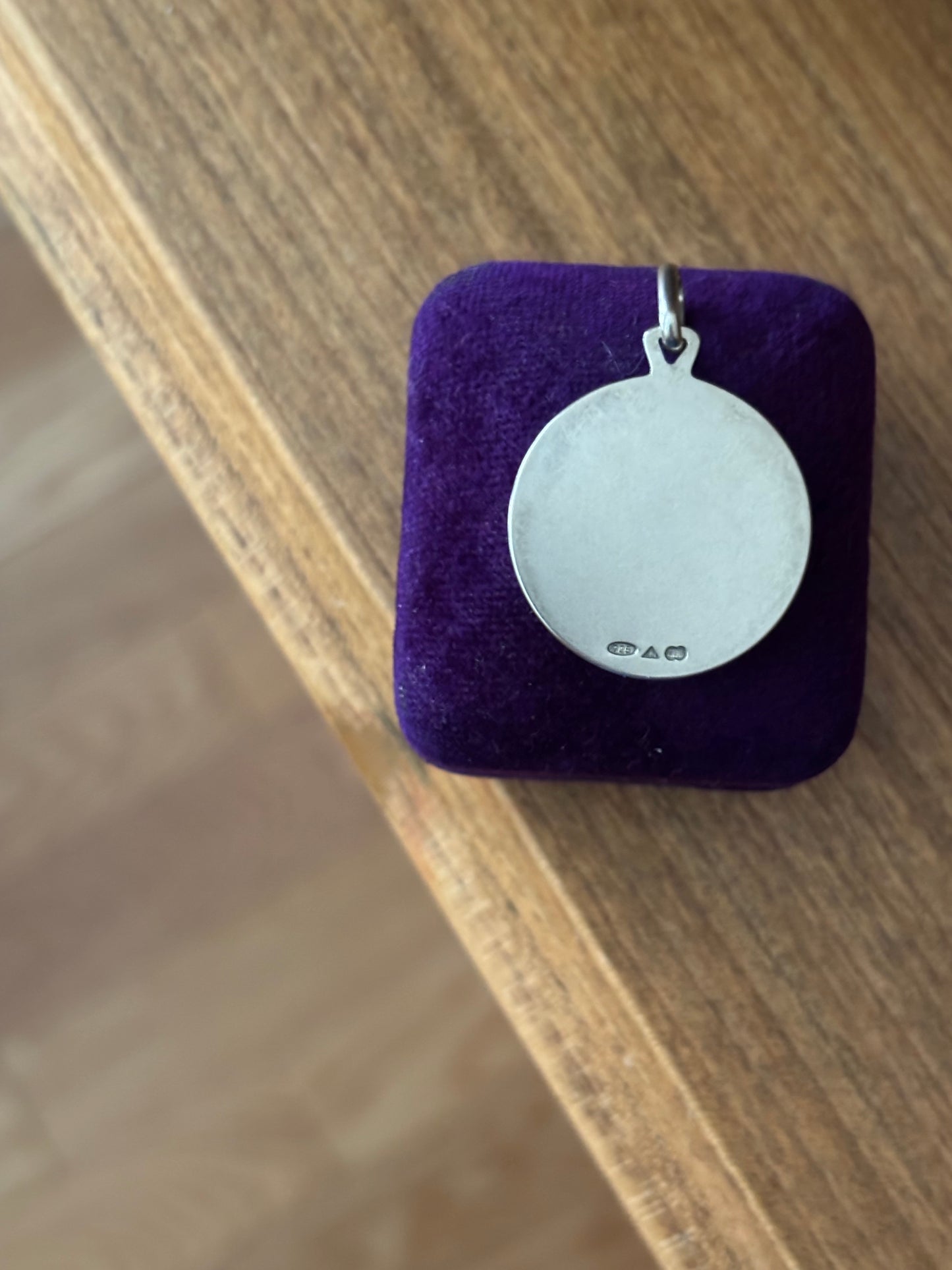 Vintage, Sterling Silver UnoAErre Virgo Zodiac Pendant