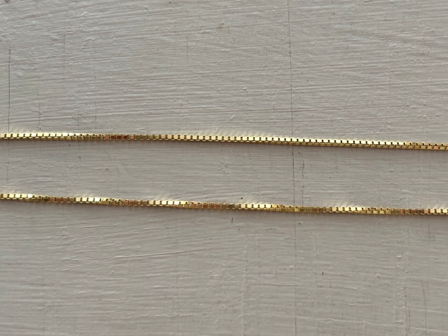 Devon’s Pick: Vintage, 14K Gold Italian Box Chain