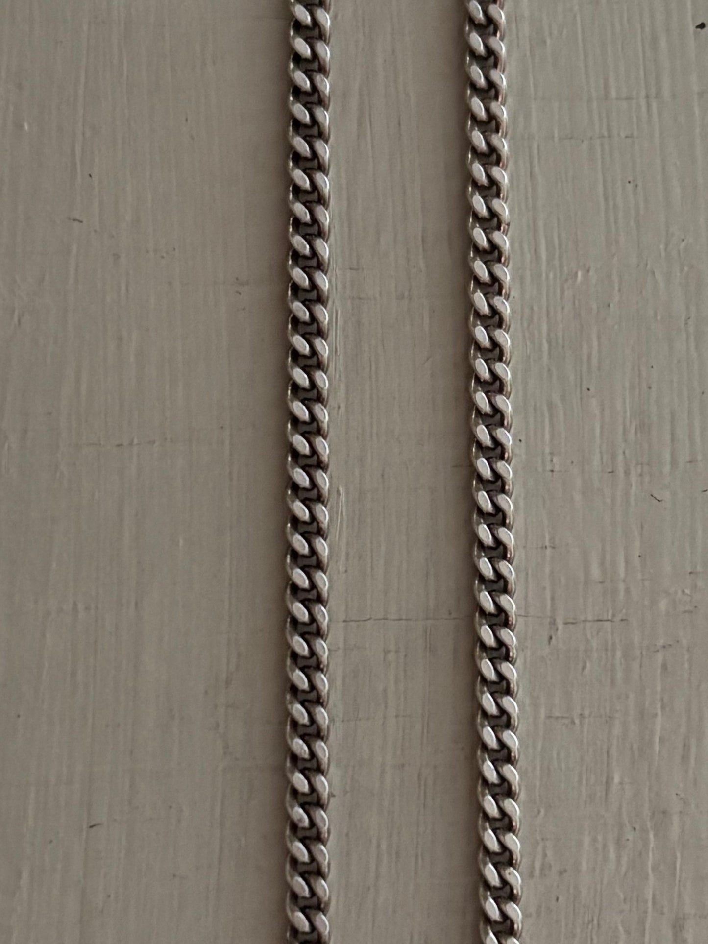 Vintage, Sterling Silver Curb Chain
