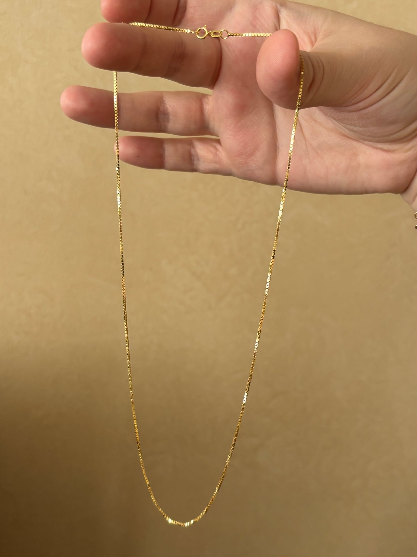 Devon’s Pick: Vintage, 14K Gold Italian Box Chain
