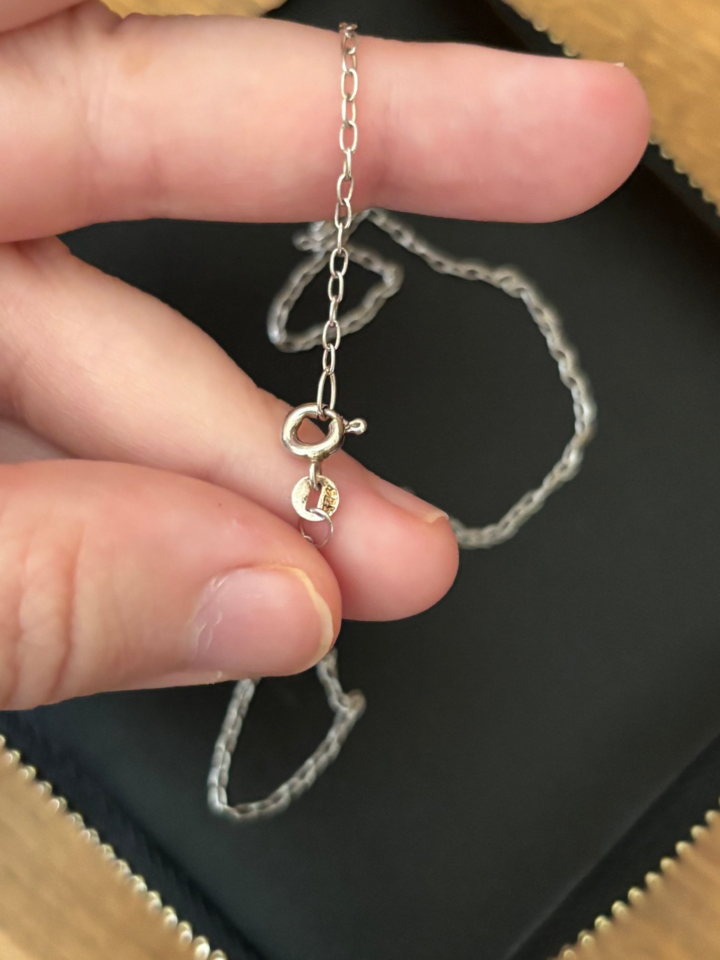 Vintage, Sterling Silver Cable Chain
