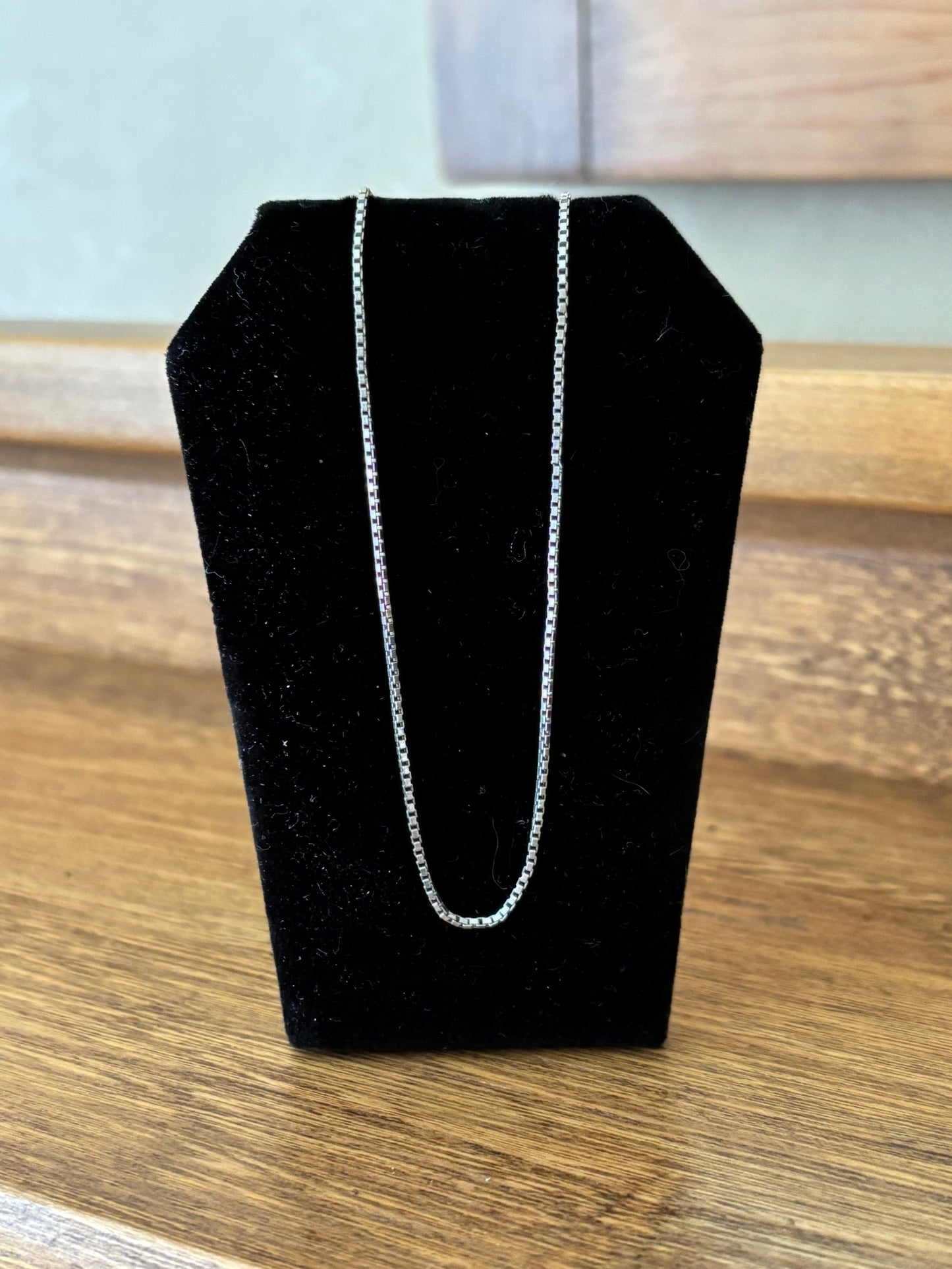 Vintage, Italian, Sterling Silver Box Chain