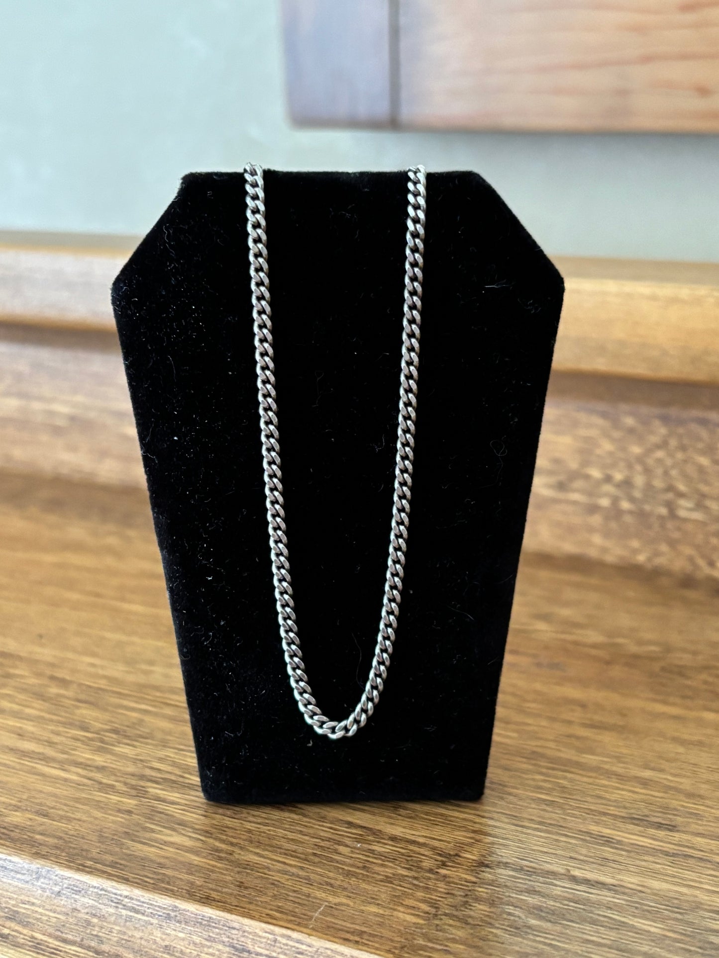 Vintage, Sterling Silver Curb Chain