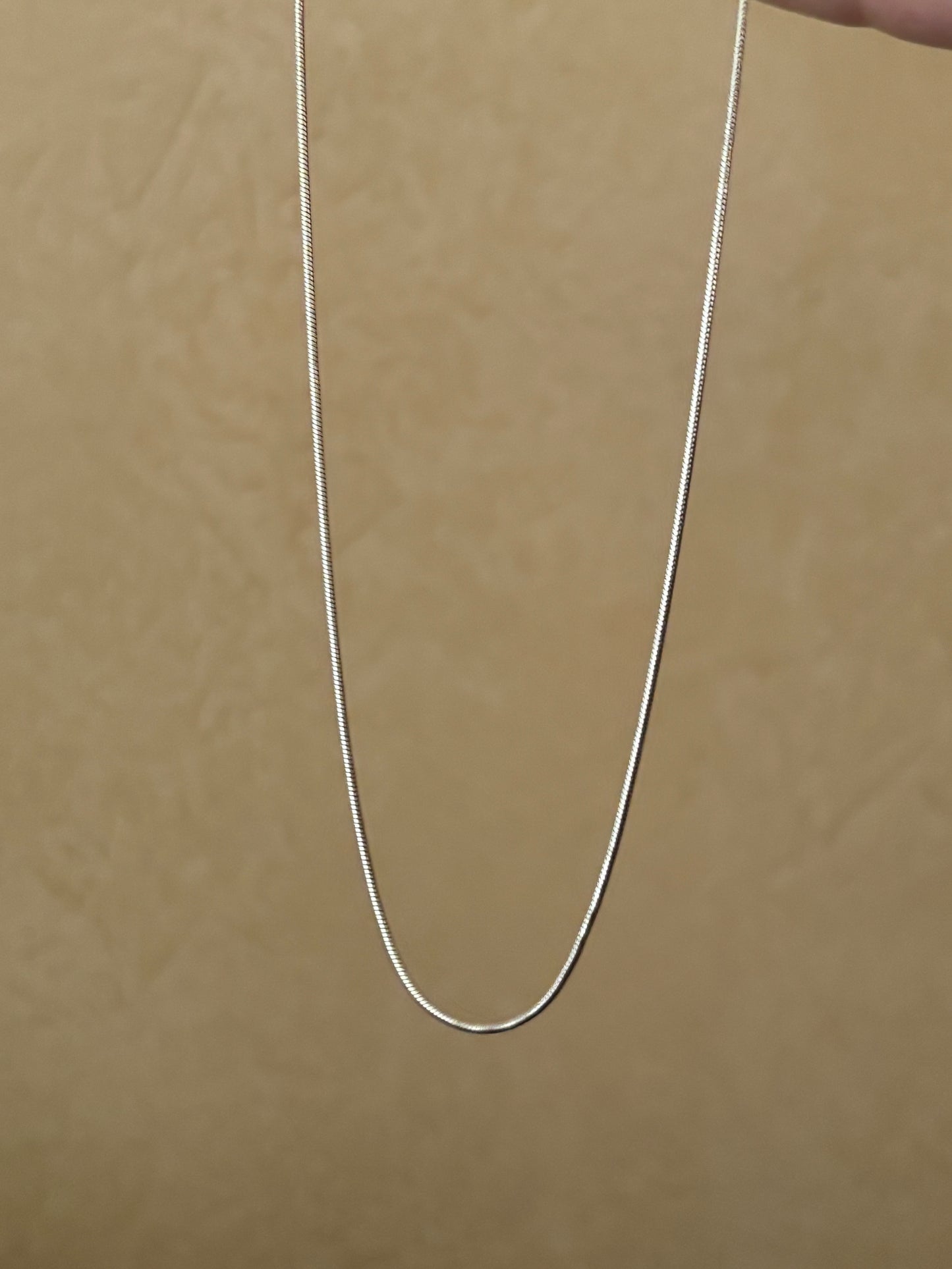 Vintage, Italian, Sterling Silver Snake Chain