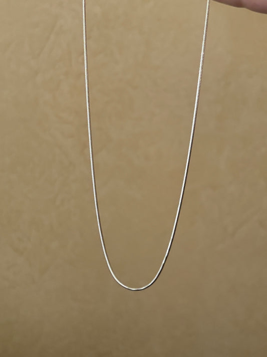 Vintage, Italian, Sterling Silver Snake Chain