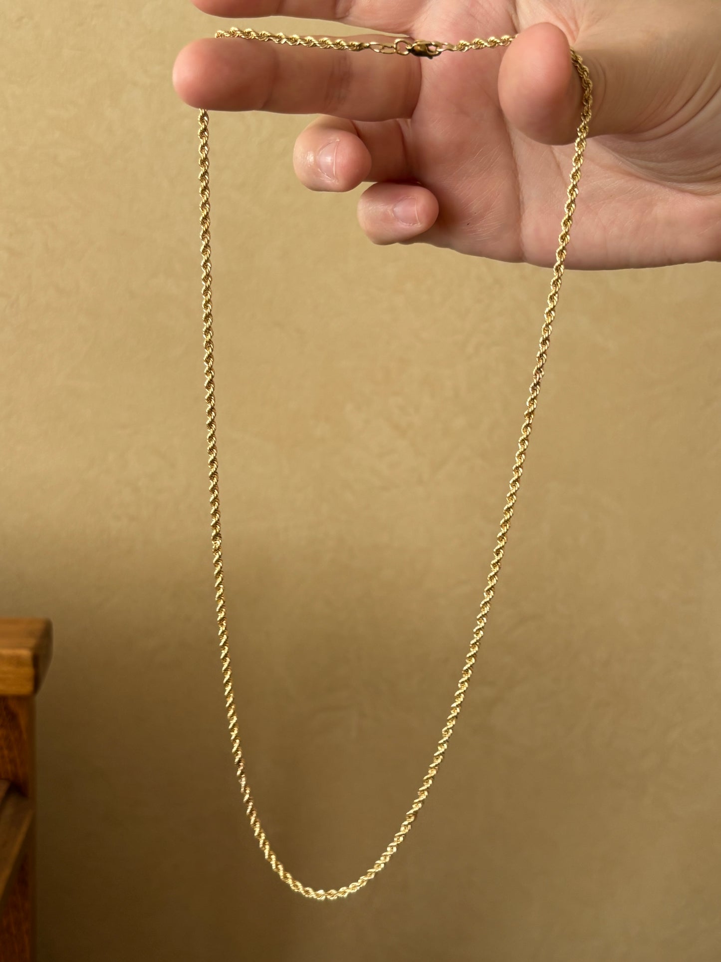 Devon’s Pick: Vintage, 10K Gold Rope Chain