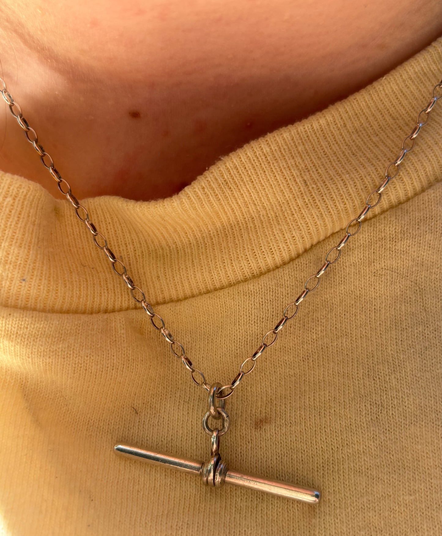 Antique, Sterling Silver T-Bar from the UK