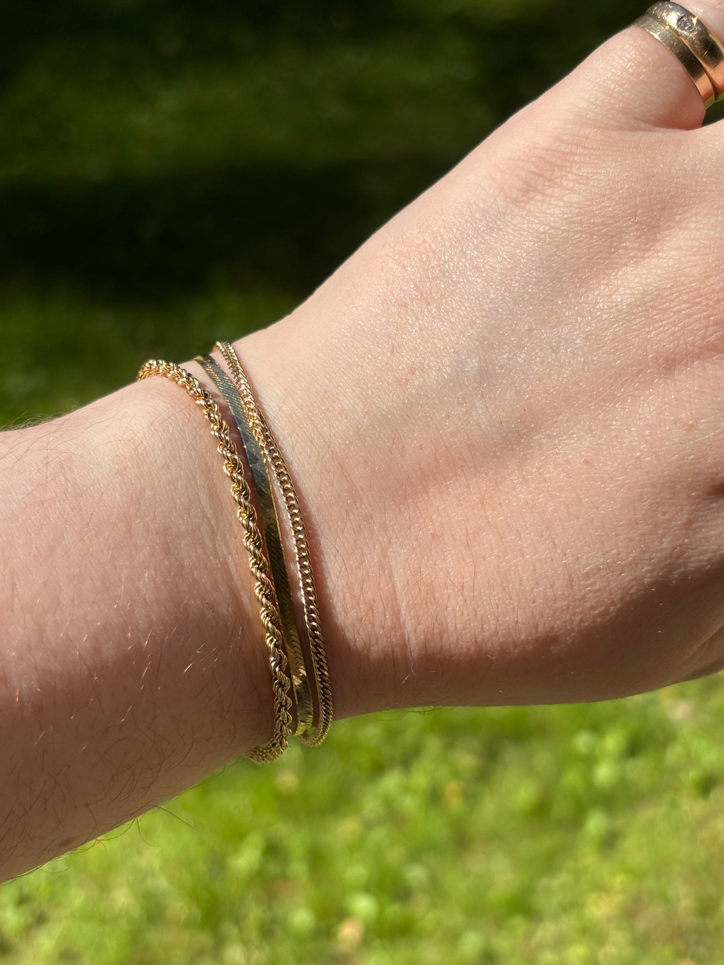 Devon’s Pick: Vintage, 10K Gold Rope Chain Bracelet